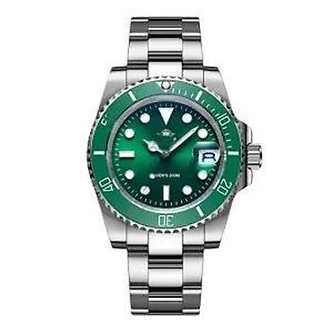 Ručni satovi: ADDIESDIVE MY-H3 - 41mm - Zelena - Rolex Submariner Homage Potpuno — 11