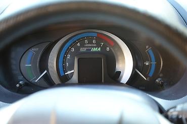 Honda: Honda Insight Hybrid, mavi rəng, 5 qapılı liftbek gövdə. Əsas — 4