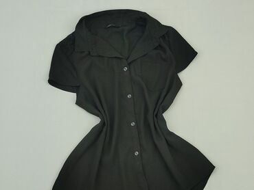 koszulka czarna oversize: Shirt 12 years, condition - Very good, pattern - Monochromatic, color - Black