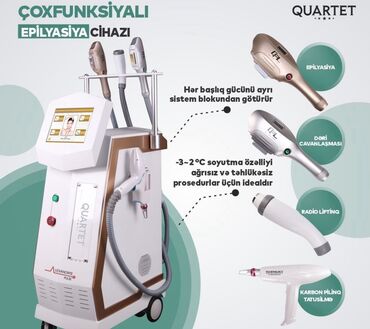 Aristonlar: Bu çoxfunksiyalı epilyasiya cihazı müxtəlif kosmetik prosedurlar üçün