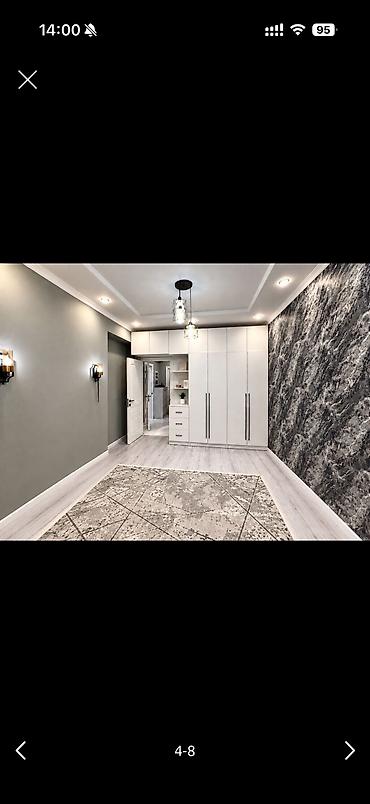 2 комнаты, 51 м², Верхний Джал Элитка, 3 этаж, Дизайнерский ремонт
