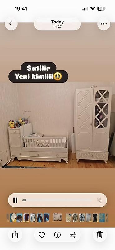 Uşaq otağı mebel dəsti – klassik ağ rəngdə lalafo.az -da Uşaq otağı mebel dəsti – klassik ağ rəngdə