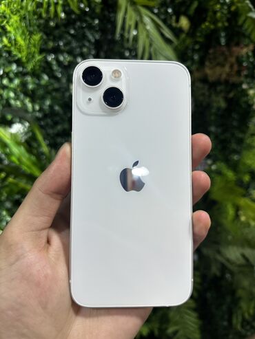 iphone qiymət: IPhone 13, 128 GB, Ağ, Simsiz şarj, Face ID