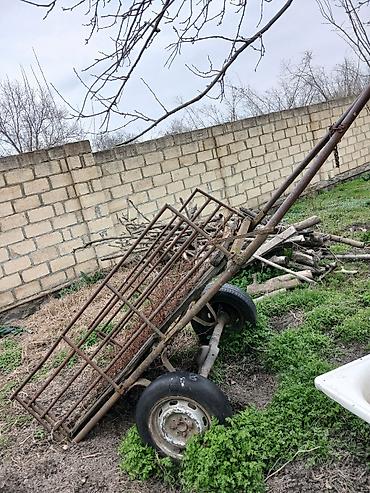trail: Bağ-təsərrüfat üçün iki təkərli qoşqu arabası - Metal karkaslı — 1
