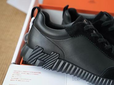 hermes tapicka: Hermes Bouncing Sneakers All Black Limited! Təmiz Dəridir! Kənarları — 2