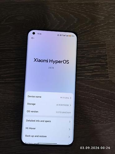 Техника и электроника: Xiaomi Mi 11 Ultra, 512 ГБ, цвет - Черный, 
 Две SIM карты, Face ID — 2