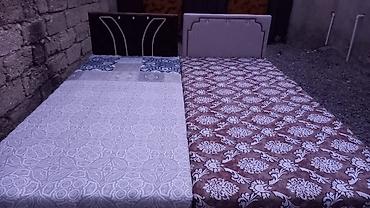 Çarpayılar: Təzə çarpayılar. 1 nəfərlik çarpayılar 60manat. 2 nəfərlik taxt — 23
