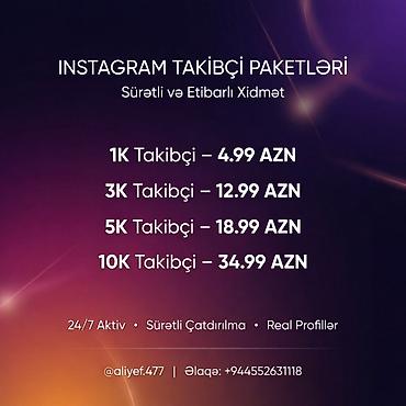 reklama bax pul qazan: Sosial media üçün inkişaf xidməti – TikTok və İnstagram paketləri — 4