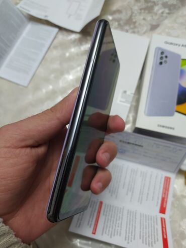 samsung a52 ekranı: Samsung Galaxy A52 5G, 128 GB, rəng - Çəhrayı, Düyməli, Sensor, Barmaq izi