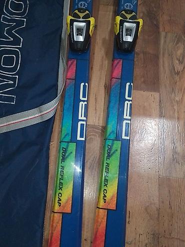 Oprema za skijanje: Salomon skije sa vezovima + torba - Model: Salomon DRC - Dužina — 12