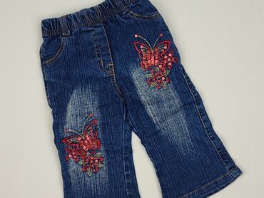 bershka spodnie mom jeans: Spodnie jeansowe, 5-6 lat, 116, stan - Bardzo dobry