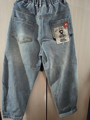 bootcut jeans: Джинсы и брюки, цвет - Голубой, Б/у — 2