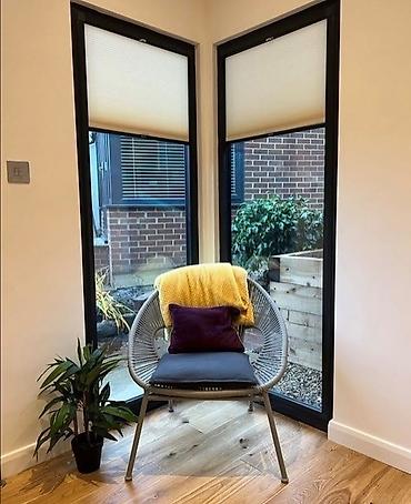 Jalüzlər: Zebra jalüz pərdələr - İkili qatlı zebra sistemi: şəffaf və qapalı — 8