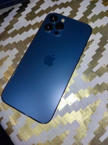 купить айфон 10: IPhone 12 Pro Max, 256 ГБ, Pacific Blue, Face ID