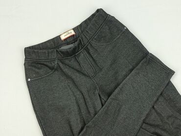 brązowe spodnie woskowane stradivarius: Tchibo, Legginsy rozmiar M