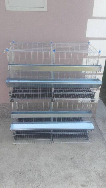 Domaće životinje: Prodaja pocinkovanih kaveza za koke, pilice i zeceve u kompletu sa — 1