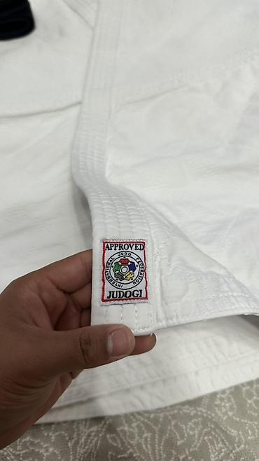 нашивка: Кимоно для дзюдо (дзюдоги) IJF Approved - Цвет: белый -Размер:175 см — 4