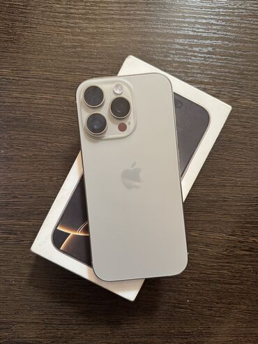 айфон 16 e: IPhone 16 Pro, Б/у, 512 ГБ, Natural Titanium, Защитное стекло, Чехол, Кабель, 98 %