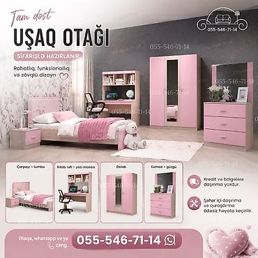 Uşaq otağı dəsti – sifarişlə hazırlanır. Rahatlıq, funksionallıq və