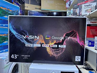 Телевизоры: Срочная акция телик телевизор YASIN 43G11 андроид гарантия 3 года — 6