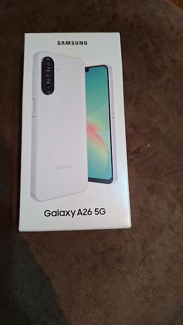 Samsung Galaxy A26 5G, rəng - Ağ, İki sim kartlı lalafo.az -da Samsung Galaxy A26 5G, rəng - Ağ, İki sim kartlı