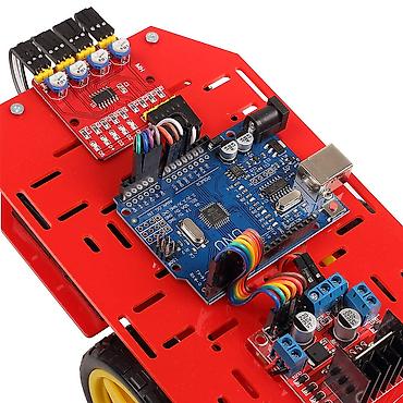 oyuncaq robot: Arduino Xətt İzləyən Robot Dəsti – 3 sensorlu, ucuz və istifadəsi asan — 5