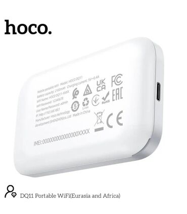 Mobil telefonlar üçün digər aksesuarlar: Cib modemi Wİ-Fİ routeri "Hoco DQ11" Xüsusiyyətlər: Material: ABS — 3
