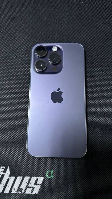 Apple iPhone: IPhone 14 Pro, 256 ГБ, Deep Purple, Чехол, 94 %