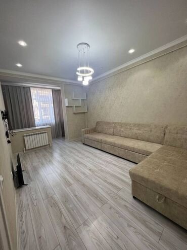 квартира в районе ахунбаева: 1 комната, 47 м², Элитка, 4 этаж, Евроремонт
