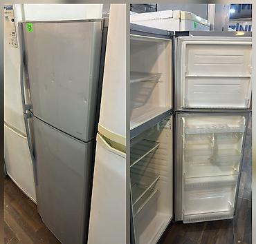 mini xaladenlik: İkiqapılı soyuducu - Rəng: gümüşü (inox görünüşlü) - Qapı yerləşimi — 1