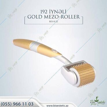 manikur aparatı: Derma Roller Gold mezoroller ilə mezoterapiya – ev şəraitində üz