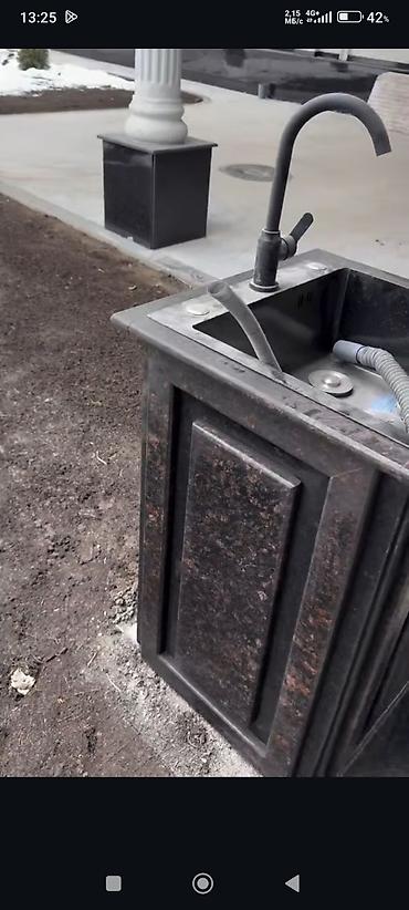 Мраморные и гранитные работы: Сокол жасайбыз - Изготовление и монтаж цокольных и фасадных — 7