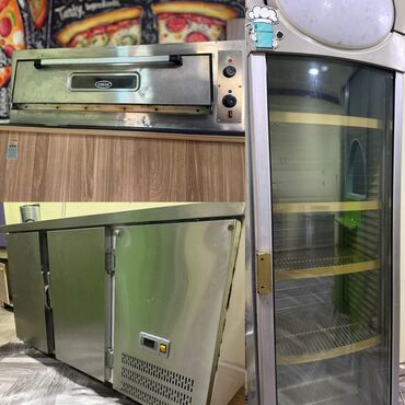 Yuxa, lavaş aparatları: Pizza sobasi ve soyuducular 3u birlikde 2300azn. Unvan Masazir Nigaz