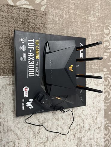 Модемы и сетевое оборудование: Игровой WiFi6 роутер Asus TUF-AX-3000 с 2.5 Гигабитным WAN портом, LAN