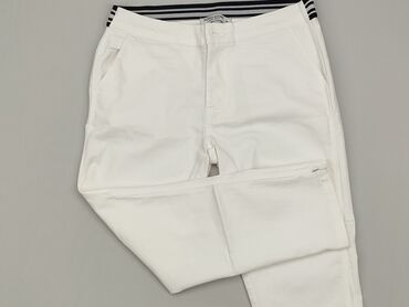 białe spodnie wide leg: Spodnie 3/4 Damskie, Tom Rose, M (EU 38), stan - Idealny