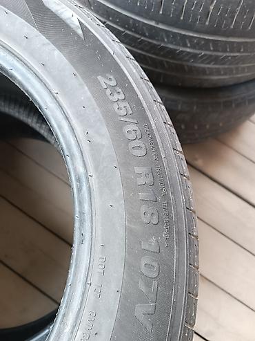 60: Шины 235 / 60 / R 18, Лето, Б/у, Комплект, Внедорожные (АТ/МТ), Корея, Kumho — 1