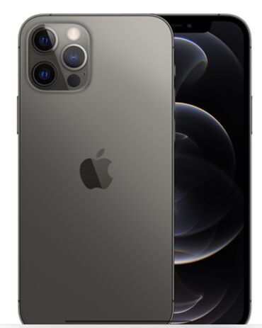 айфон 12 мини цена в бишкеке бу: IPhone 12 Pro, Колдонулган, 256 ГБ, Кара, Каптама, Коргоочу айнек, Куту, 93 %