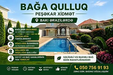 həyət qapıları: Bağa qulluq – peşəkar xidmət (Bakı ərazilərində) Xidmətlər: - — 1