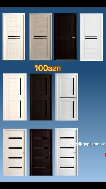 top qapı: Taxta Otaq qapısı 90x205 sm, Yeni, Zəmanətli, Ödənişli quraşdırma