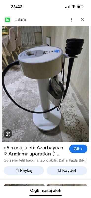 qaş aparati: Vibro massaj