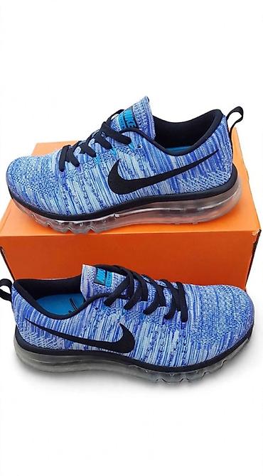 Nike patike za trčanje – plavo/crne - Gornjište: prozračan pleteni