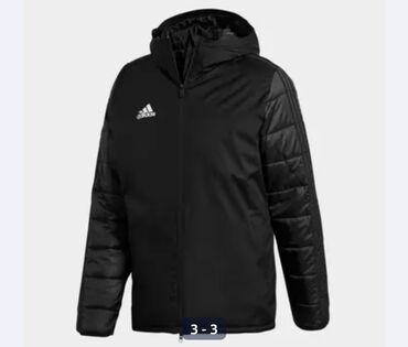 обмен обувь: Мужская утеплённая куртка adidas (черная) - Классический спортивный
