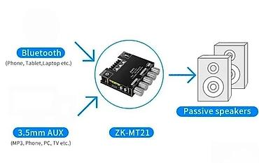 slusalice za bebe: BLUETOOTH POJACALO 2.1 (2X50W +100W) ZK-MT21 | Bluetooth pojacalo sa — 4