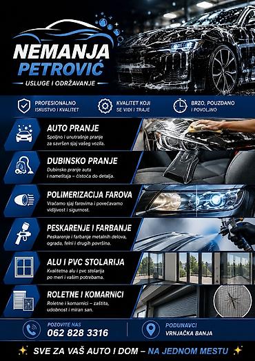 bafo auto: Usluge održavanja vozila i doma – Nemanja Petrović - Auto pranje - — 1
