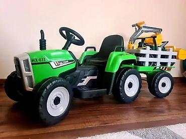 Traktori: Dečiji traktor na pedale sa prikolicom – model MX-611 - Realističan — 7