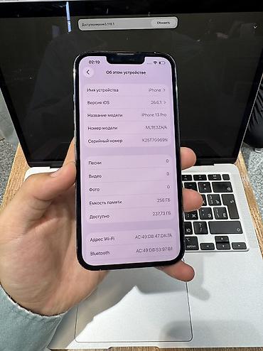 11 pro: IPhone 13 Pro, Б/у, 256 ГБ, Sierra Blue, Защитное стекло, Чехол, 100 % — 5