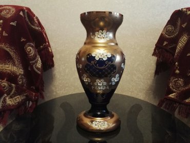 ваза под фрукты: Одна ваза, Богемское стекло
