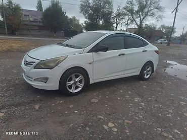 Унаа: Hyundai Solaris: 2015 г., 1.4 л, Кол менен иштөөчү, Бензин, Седан — 2