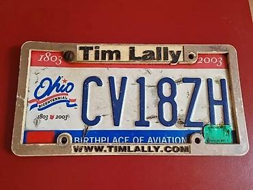 lov i ribolov u srbiji: AMERIČKA AUTO TABLICA OHIO | Autentična američka tablica — 2