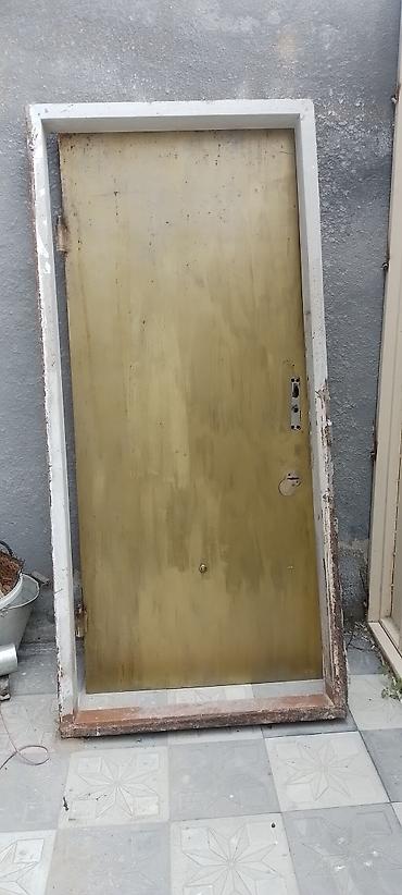mdf qapi: Metaldan giriş/texniki qapı – çərçivəsi ilə birlikdə. Xüsusiyyətlər — 1